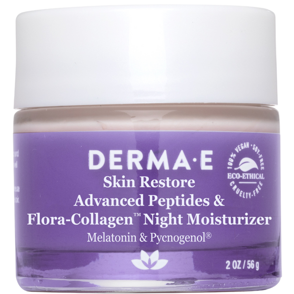 DermaE Natural Bodycare - Advanced Peptides & Flora-Collagen Night