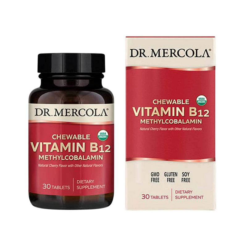 Dr. Mercola Premium Products - Vitamin B12 Chewable