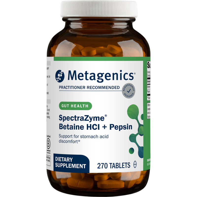 Metagenics - SpectraZyme® Betaine HCI + Pepsin 270 tablets