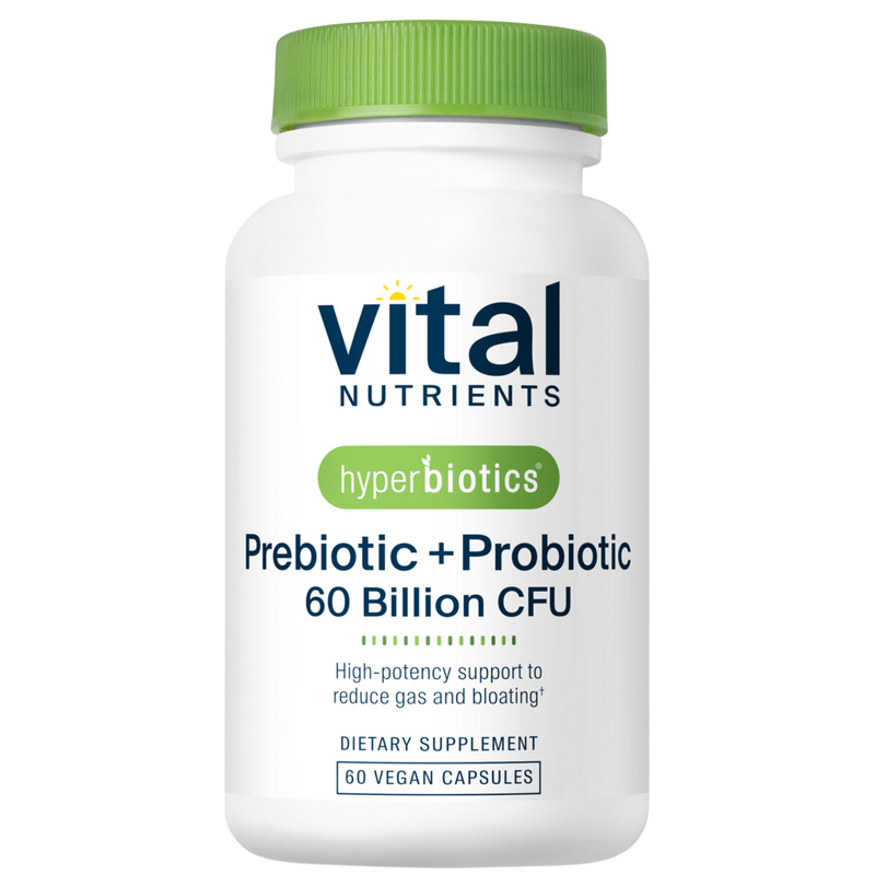 Vital Nutrients - Hyperbiotics Prebiotic + Probiotic 60 Billion CFU 60 capsules
