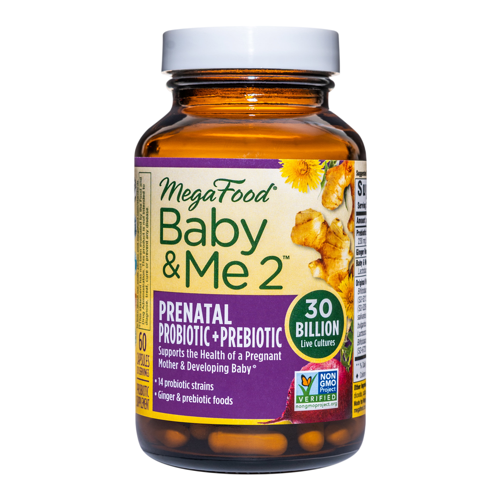 MegaFood - Baby & Me 2™ Prenatal Probiotic + Prebiotic