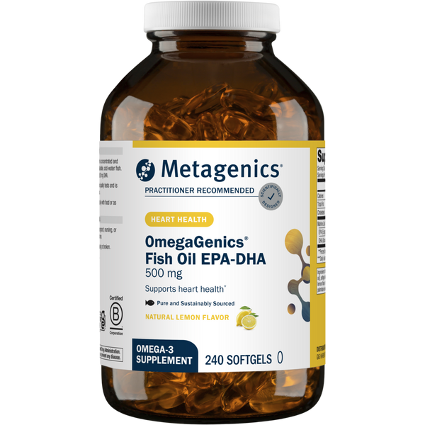 Metagenics - OmegaGenics® Fish Oil EPA-DHA 500mg 240 Softgels