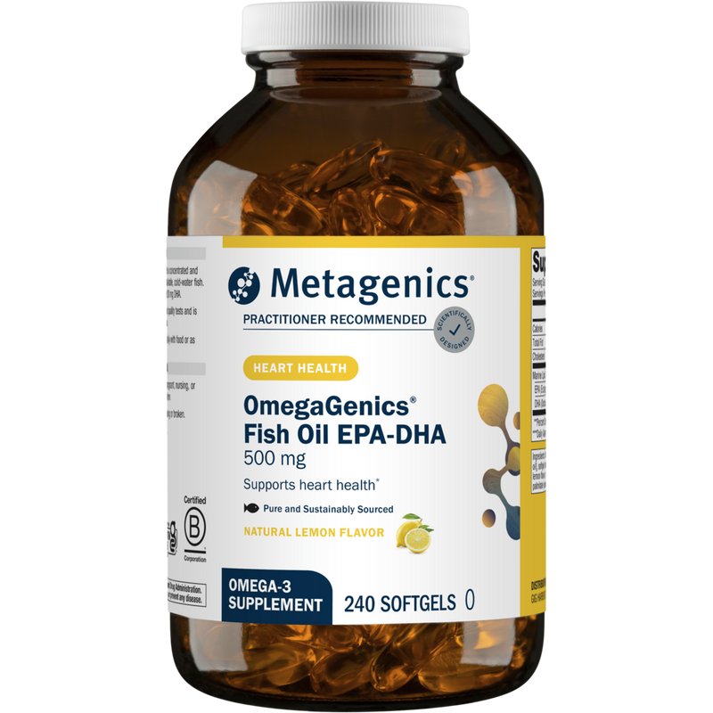 Metagenics - OmegaGenics® Fish Oil EPA-DHA 500mg 240 Softgels