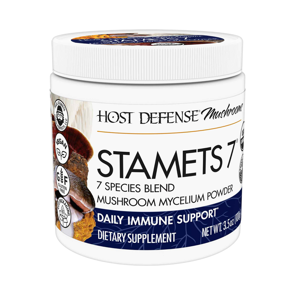 Host Defense - Organic Stamets 7 Powder 100 Grams