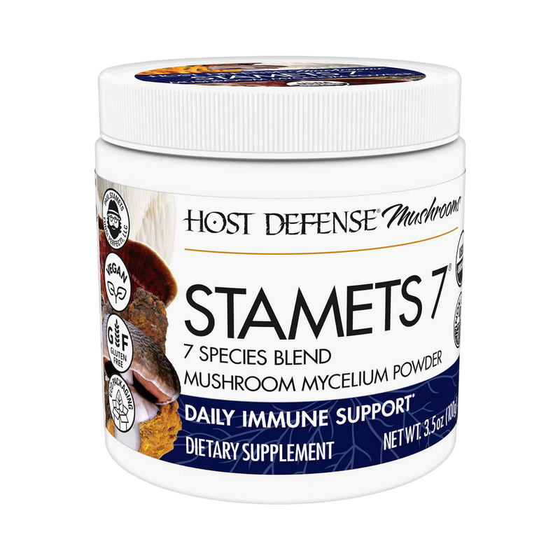 Host Defense - Organic Stamets 7 Powder 100 Grams