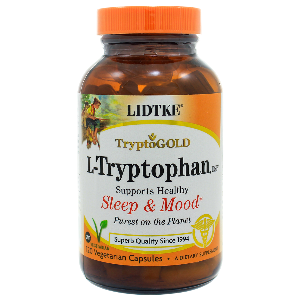 Lidtke Technologies L-Tryptophan 500mg 120 capsules front