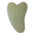 Jadience Herbal Formulas - Jade Stone Gua Sha Heart Shaped Face & Body Therapy Tool — view 1