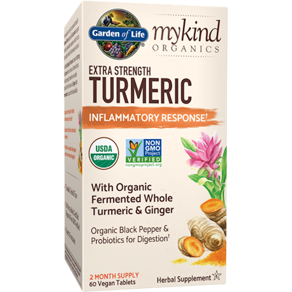 Garden of Life - mykind Organics Extra Strength Turmeric Inflammatory Response 60 tablets