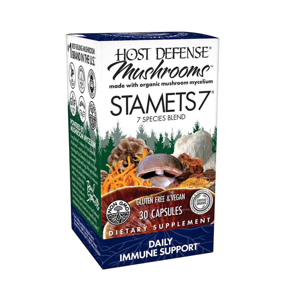 Host Defense Stamets 7 30 capsules front