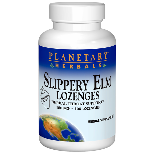 Source Naturals - Slippery Elm Strawberry Lozenges