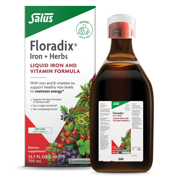 Salus/Floradix - Floradix® Iron + Herbs Liquid Iron and Vitamin (Vegetarian) 700 Milliliters