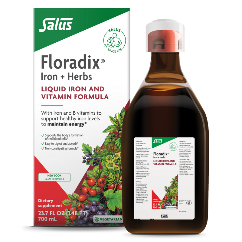 Salus/Floradix - Floradix® Iron + Herbs Liquid Iron and Vitamin (Vegetarian) 700 Milliliters