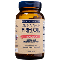 Wileys Finest Fish Oils - Peak DHA 180 Softgels