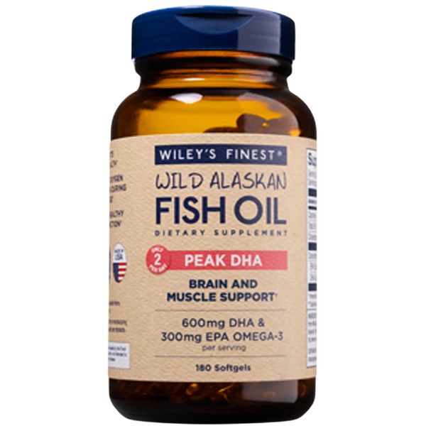 Wileys Finest Fish Oils - Peak DHA 180 Softgels