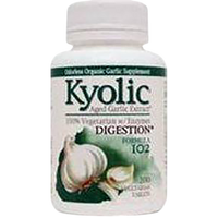 Wakunaga - Kyolic Aged Garlic Extract Formula 102 - Candida Cleanse & Digestion 200 capsules