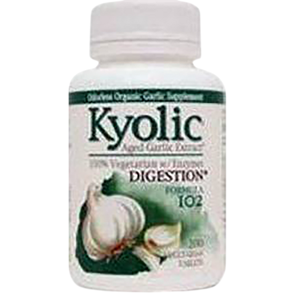Wakunaga - Kyolic Aged Garlic Extract Formula 102 - Candida Cleanse & Digestion 200 capsules
