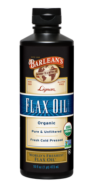 Barlean's Organic Oils - Lignan Flax Oil 473 Milliliters