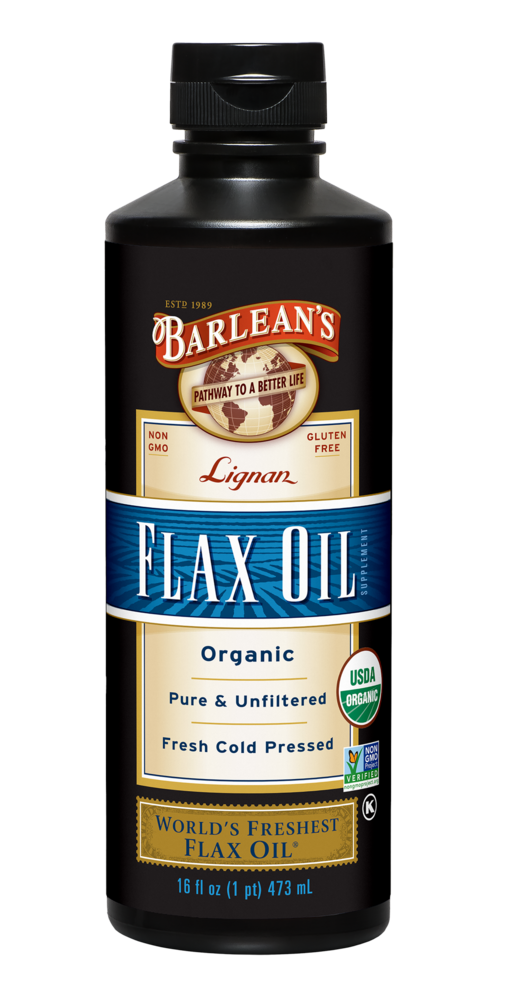 Barlean's Organic Oils - Lignan Flax Oil 473 Milliliters