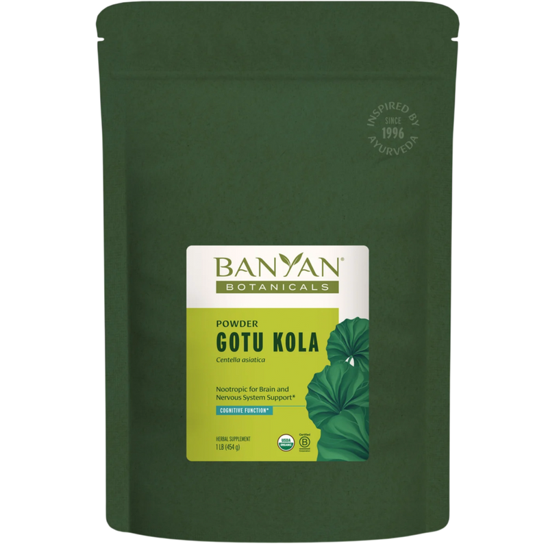 Banyan Botanicals - Brahmi/Gotu Kola Leaf Pwdr Organic