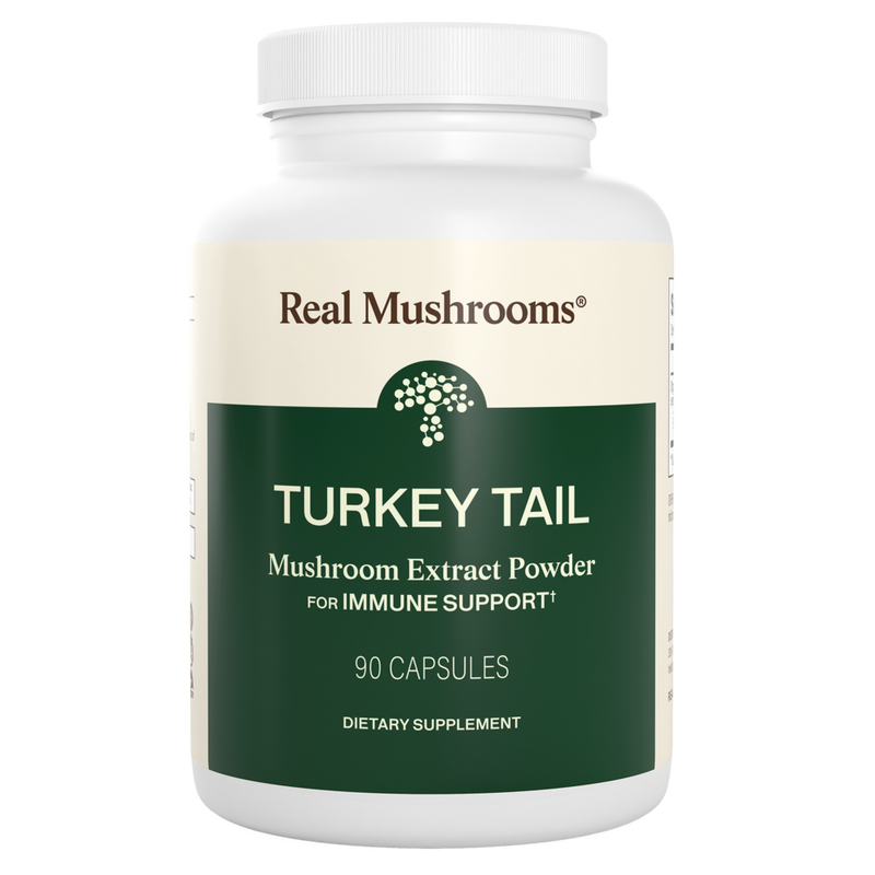 Real Mushrooms - Turkey Tail Mushroom Extract Capsules