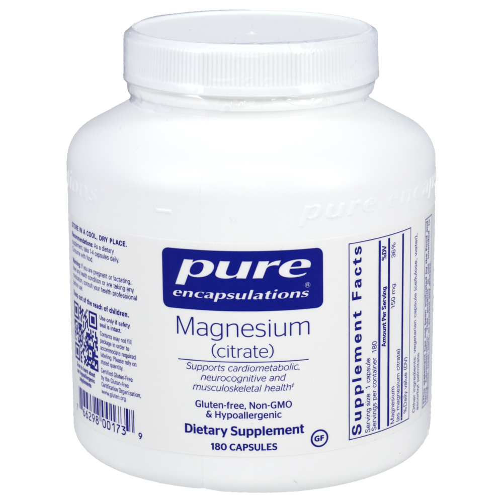 Pure Encapsulations - Magnesium (Citrate) 180 capsules