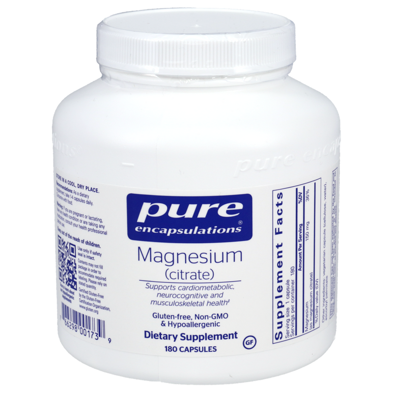 Pure Encapsulations - Magnesium (Citrate) 180 capsules