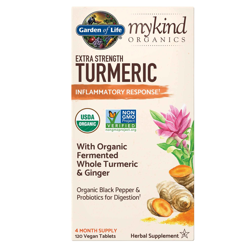 Garden of Life - mykind Organics Extra Strength Turmeric Inflammatory Response