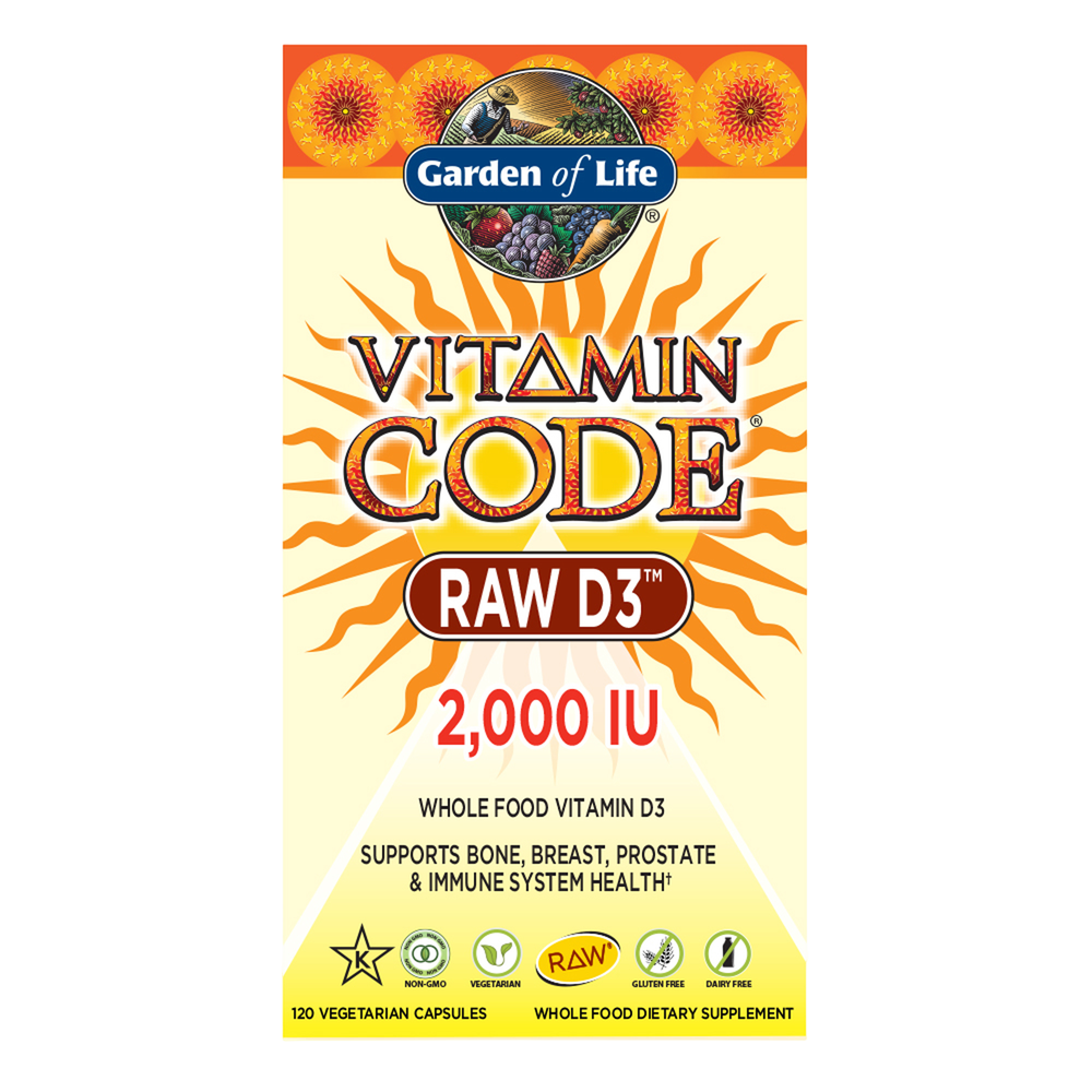 Garden of Life - Vitamin Code RAW D3 2000IU 120 capsules