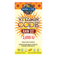 Garden of Life - Vitamin Code RAW D3 2000IU 120 capsules