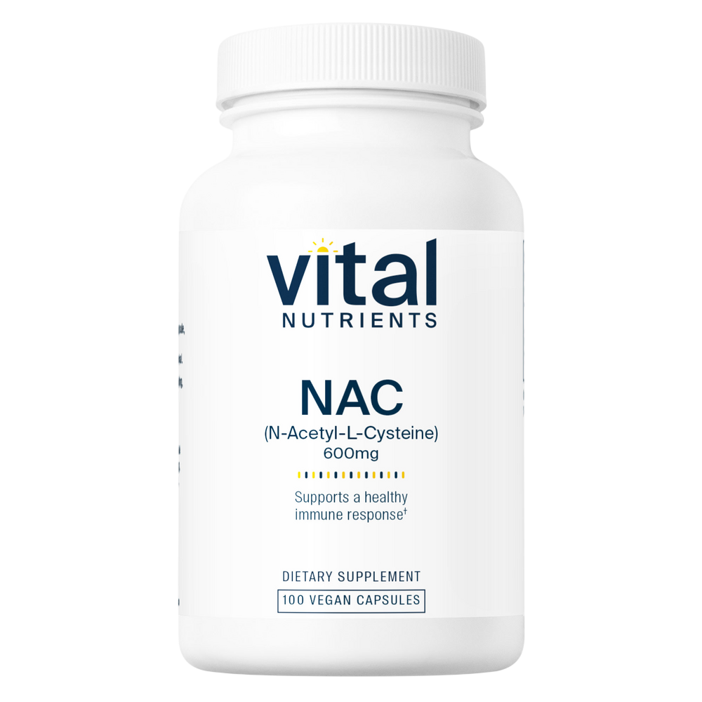 Vital Nutrients - NAC (N-Acetyl-l-Cysteine) 600mg 100 capsules