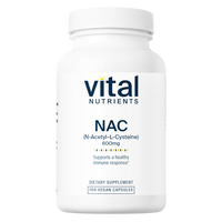 Vital Nutrients - NAC (N-Acetyl-l-Cysteine) 600mg 100 capsules