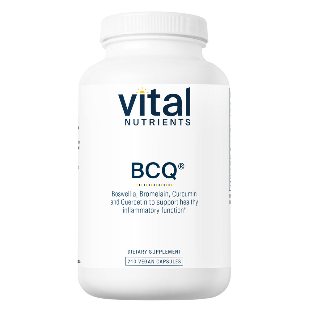 Vital Nutrients - BCQ: Bromelain, Curcumin and Quercetin (California Only) 240 capsules