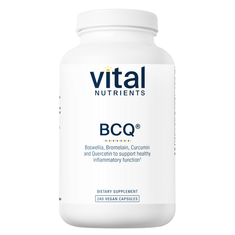 Vital Nutrients - BCQ: Bromelain, Curcumin and Quercetin (California Only) 240 capsules