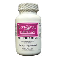 Ecological Formulas/Cardiovascular Research - All Thiamine (fat soluble B1 - TTFD, 50 mg capsule) 60 capsules