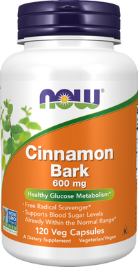 NOW Foods - Cinnamon Bark 120 capsules