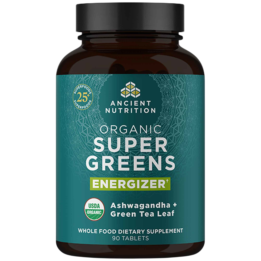 Ancient Nutrition - Organic SuperGreens Energizer - Tablet
