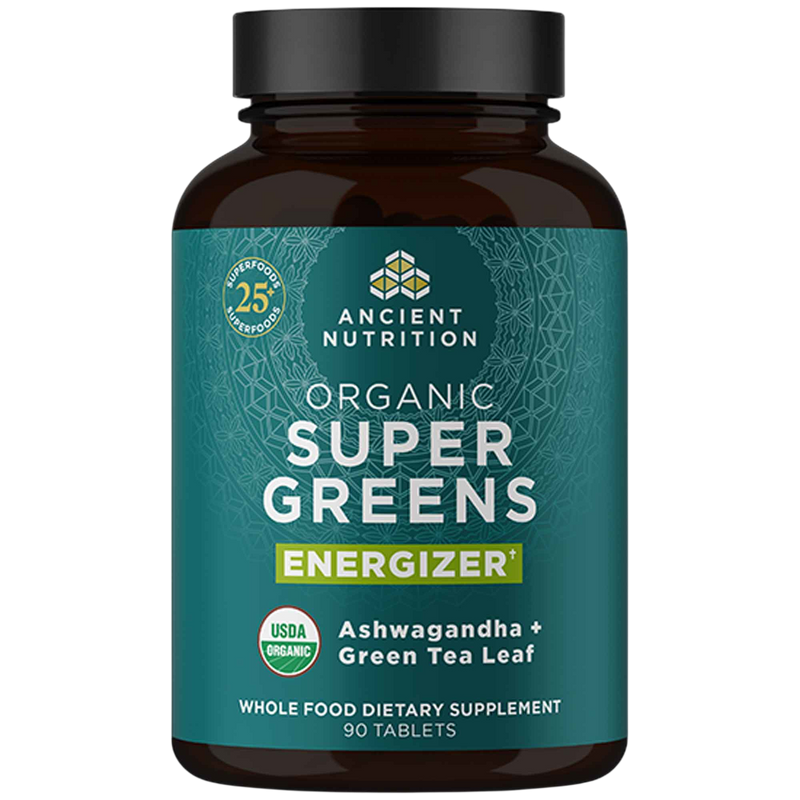 Ancient Nutrition - Organic SuperGreens Energizer - Tablet