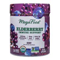 MegaFood - Elderberry Immune Support Gummies, Berry