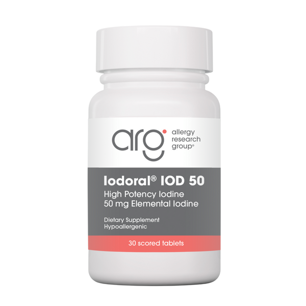 Allergy Research Group - Iodoral 50 mg High Potency Iodine (Optimox® Iodoral® 50 mg) 30 tablets
