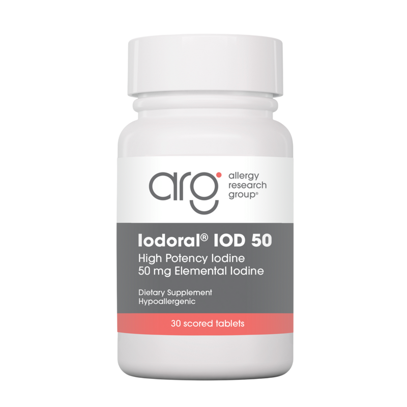 Allergy Research Group - Iodoral 50 mg High Potency Iodine (Optimox® Iodoral® 50 mg) 30 tablets
