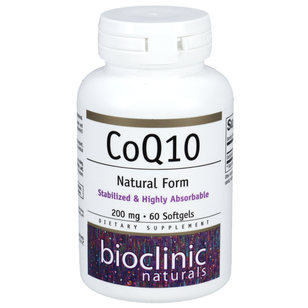 Bioclinic Naturals - CoQ10 200mg 60 Softgels