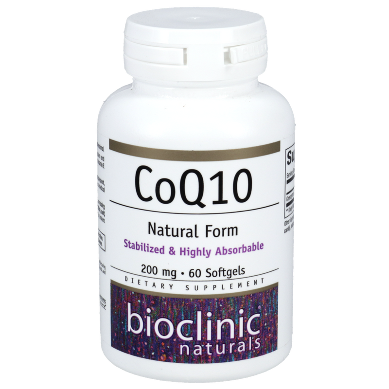 Bioclinic Naturals - CoQ10 200mg 60 Softgels