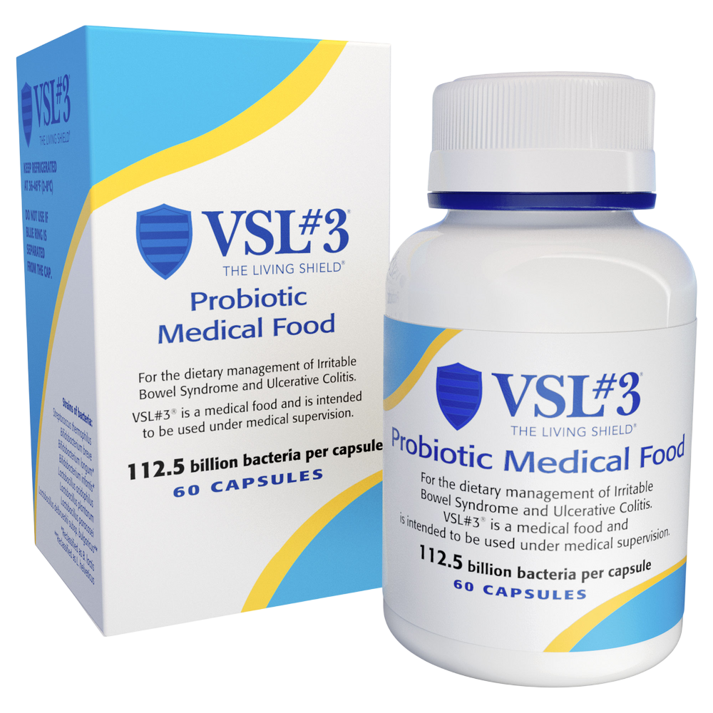 VSL#3 - High-Potency, Multi-Strain Probiotic Capsules (112.5B CFU)