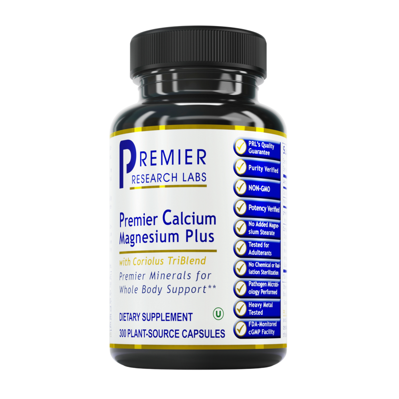 Premier Research Labs - Premier Calcium Magnesium Plus 300 capsules