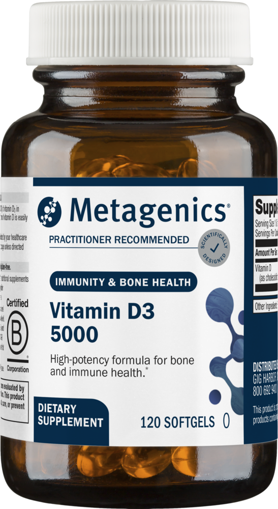 Metagenics - Vitamin D3 5000 120 Softgels