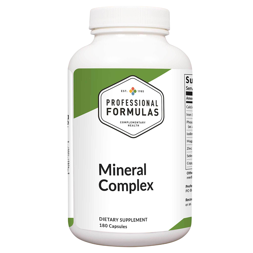 Professional Formulas - Mineral Complex 180 capsules