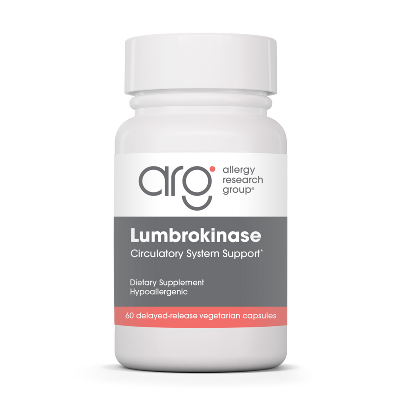 Allergy Research Group - Lumbrokinase Circulatory Systemic Enzymes 60 capsules