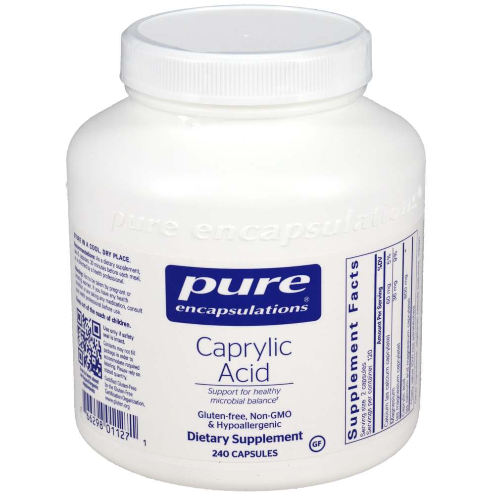 Pure Encapsulations - Caprylic Acid 240 capsules