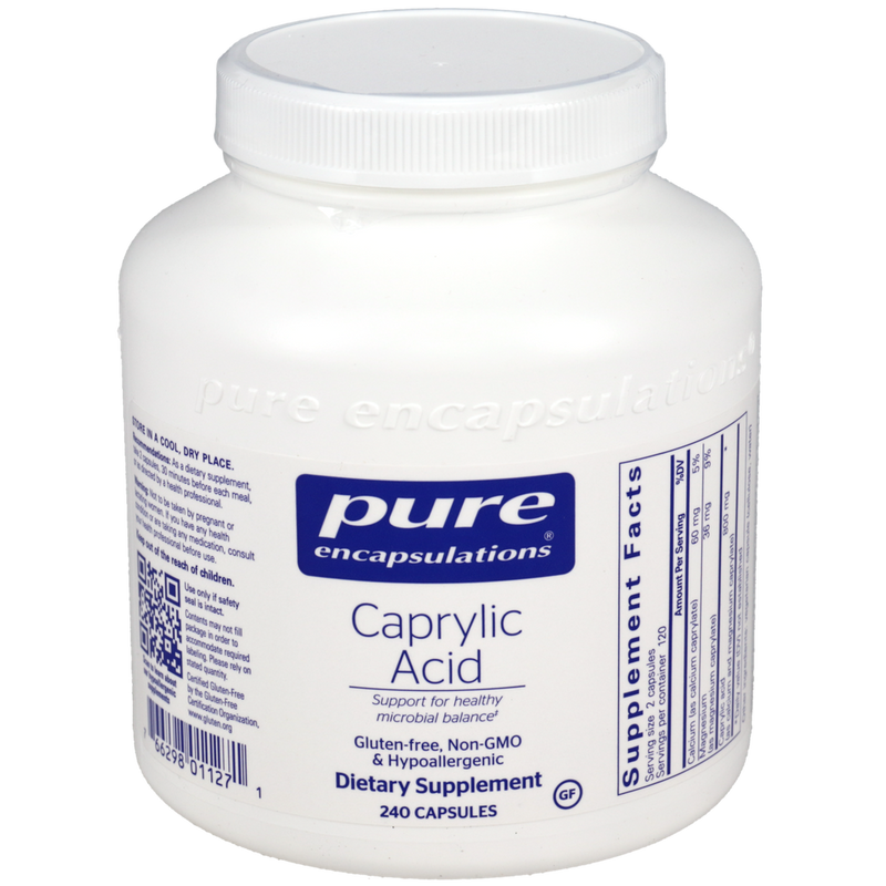 Pure Encapsulations - Caprylic Acid 240 capsules