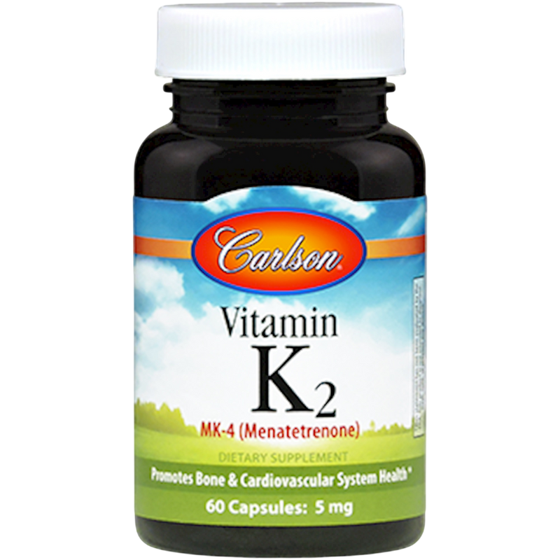 Carlson Labs - Vitamin K2 as MK-4 60 capsules